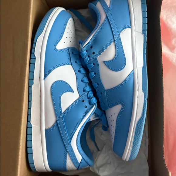 Nike Other - Nike Dunk Low Retro in University Blue and White 8.5 men’s worn once